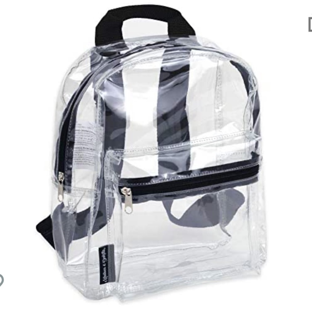 Clear back pack - Picture 2 of 5
